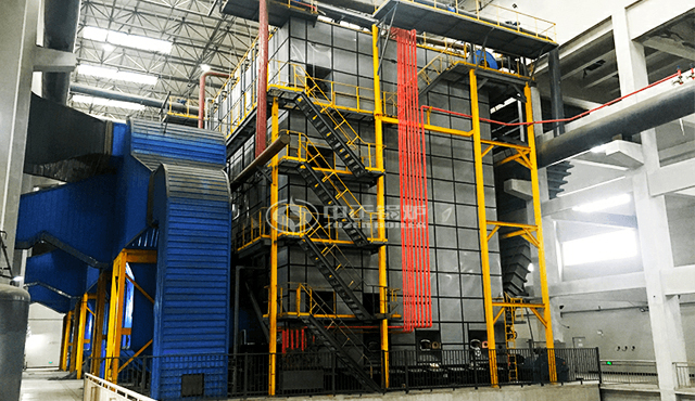 燃?xì)鈱?dǎo)熱油鍋爐安裝現(xiàn)場