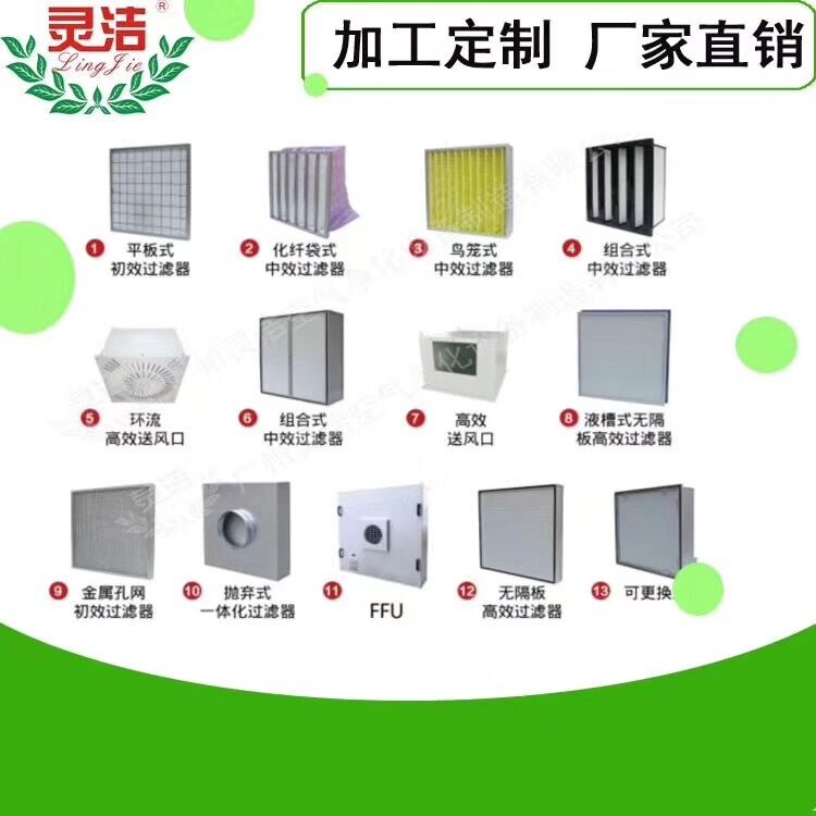 工業(yè)高效過濾器品牌廠家排名 無塵室HEPA濾網(wǎng)源頭廠家